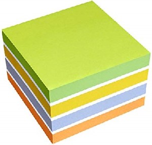 Haftnotizen Bunt 75 x 75 mm 450 Blatt