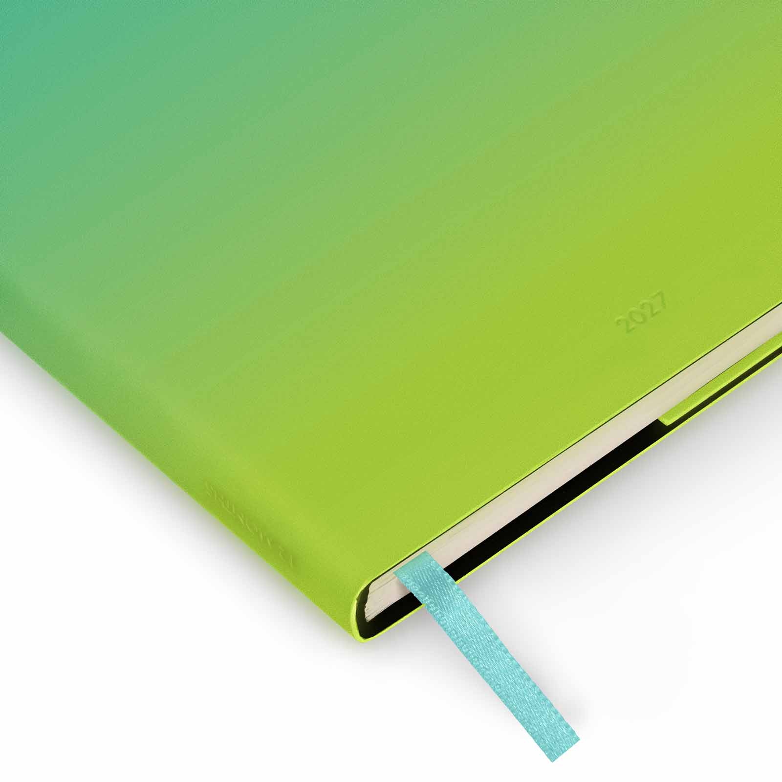 Legami Terminplaner 12 Monate mit Notizbuch M 2027 Shades of Green