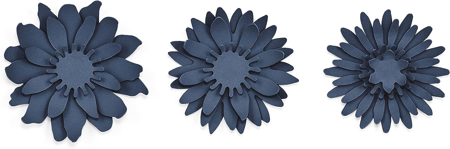 PartyDeco Hochzeitsdeko Tischdekoration Papierblumen Navy Blue PartyDeco Hochzeitsdeko Tischdekoration Papierblumen Navy Blue