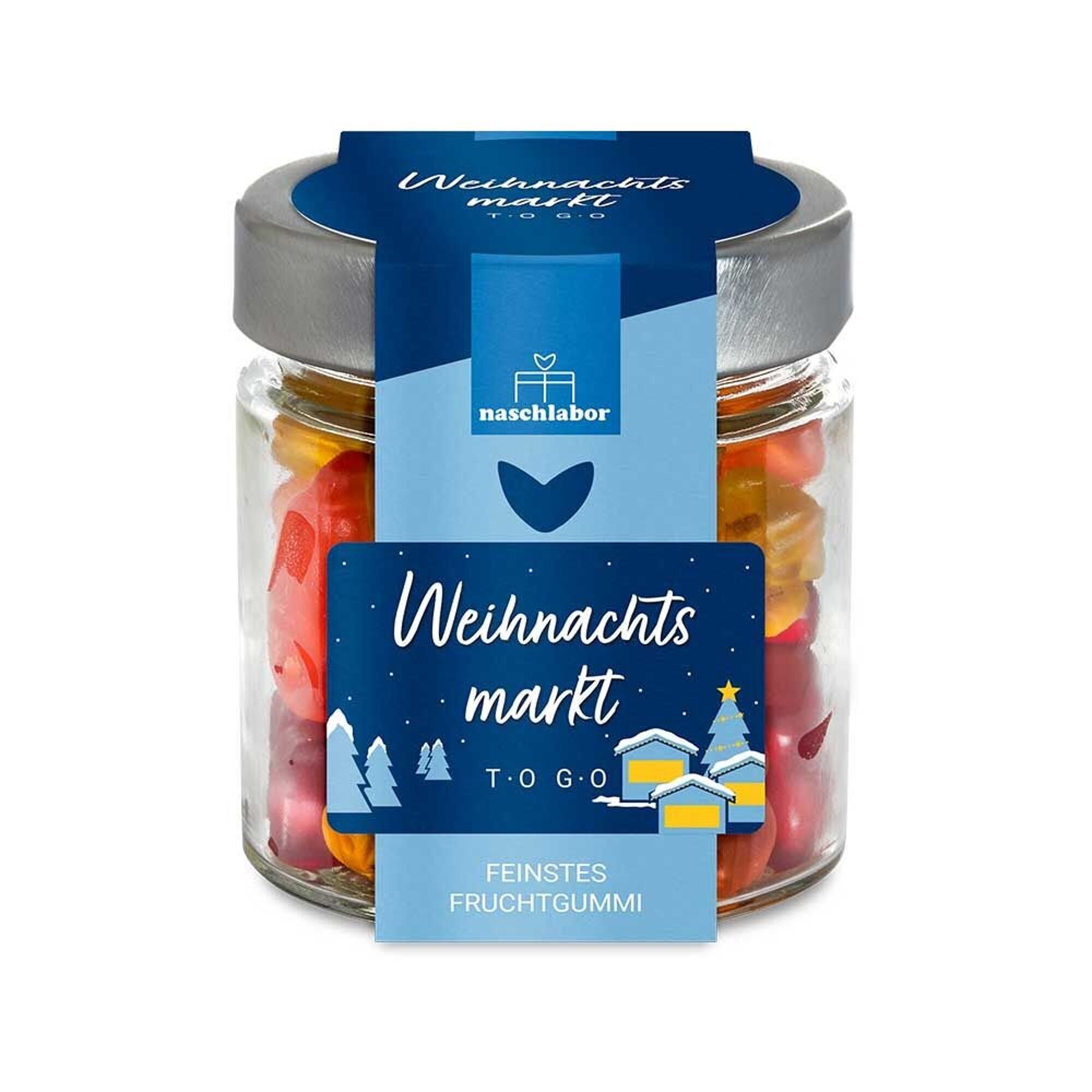 Naschlabor Fruchtgummi Weihnachtsmarkt to Go Gummibärchen120g