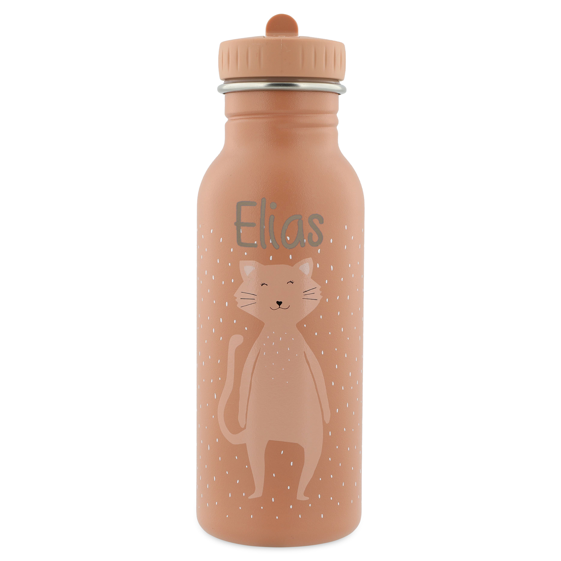 Trixie Trinkflasche aus Edelstahl Katze 500ml personalisiert