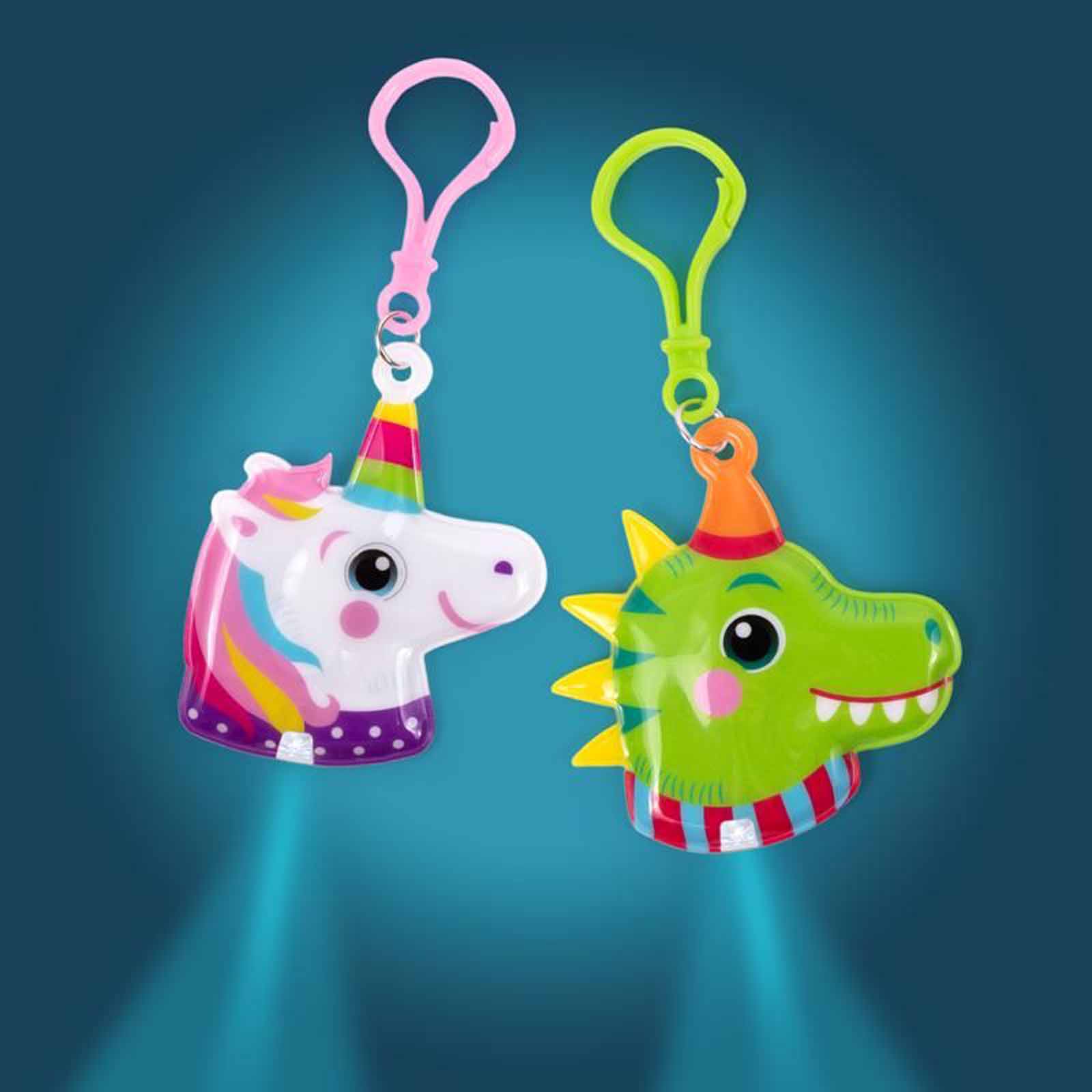 Trendhaus Magic Moments LED Taschenlichter mit Karabiner sortiert