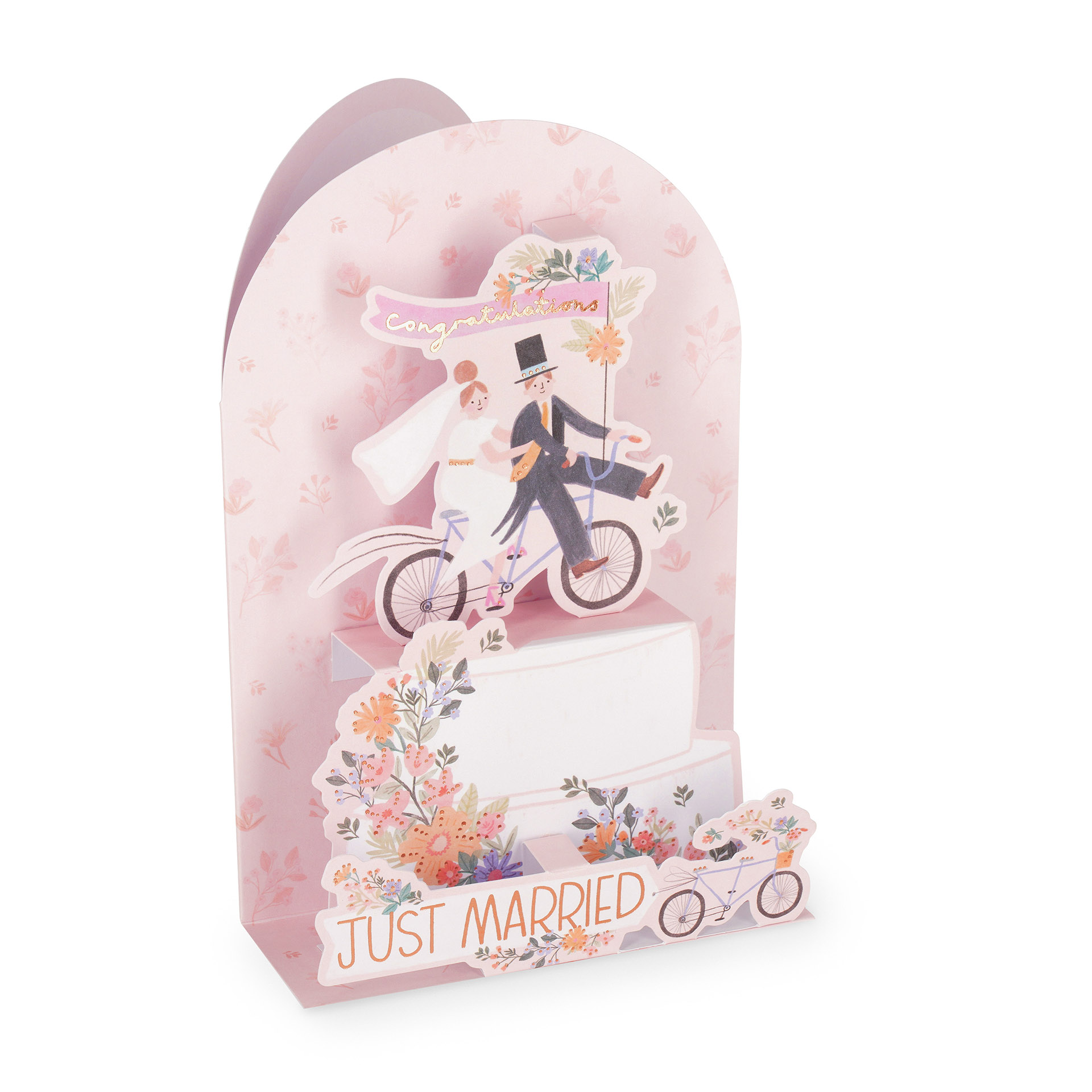 Legami Pop-Up Glückwunschkarte Grußkarte Hochzeit Wedding Cake