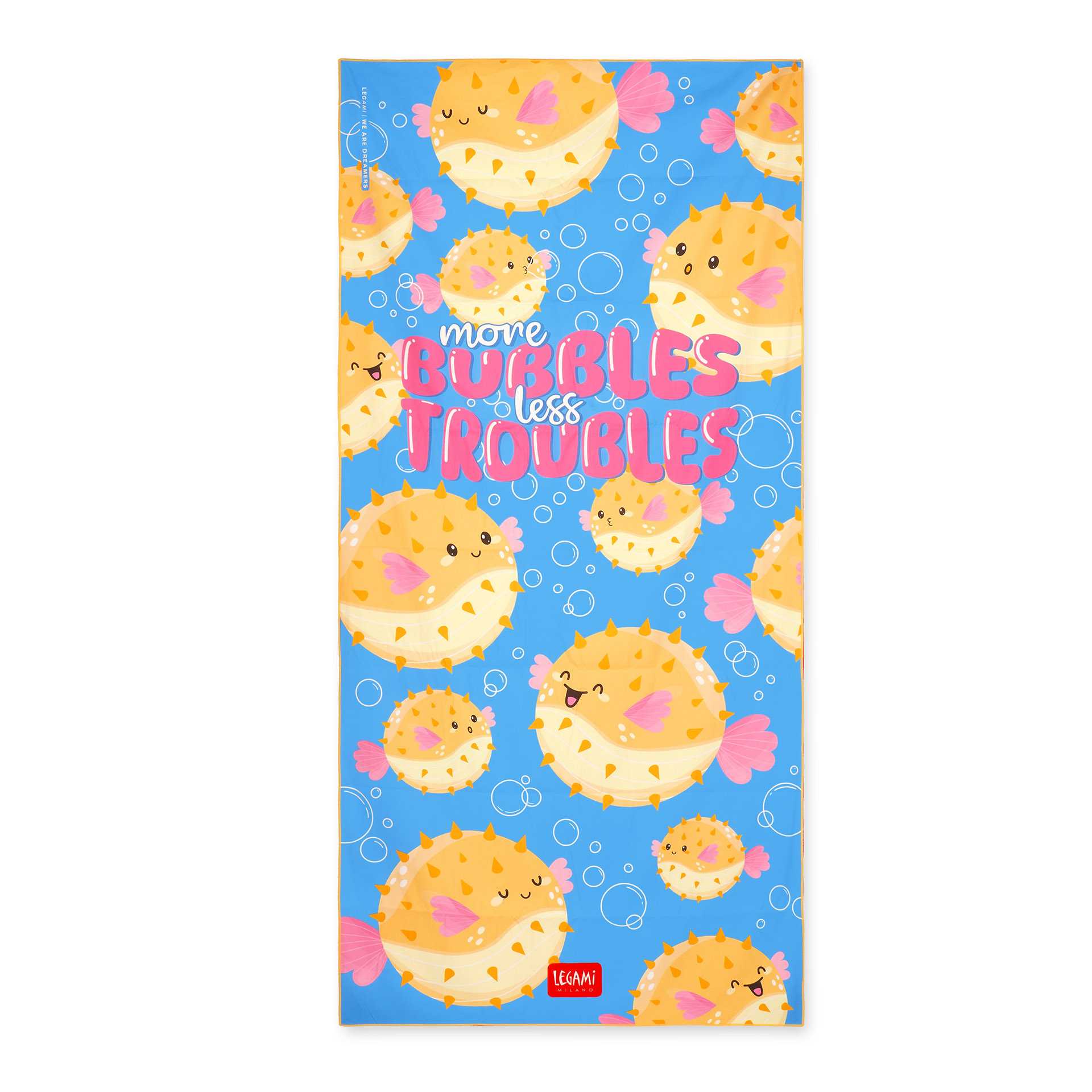 Legami Strandtuch Beach Towel Pufferfish Kugelfisch