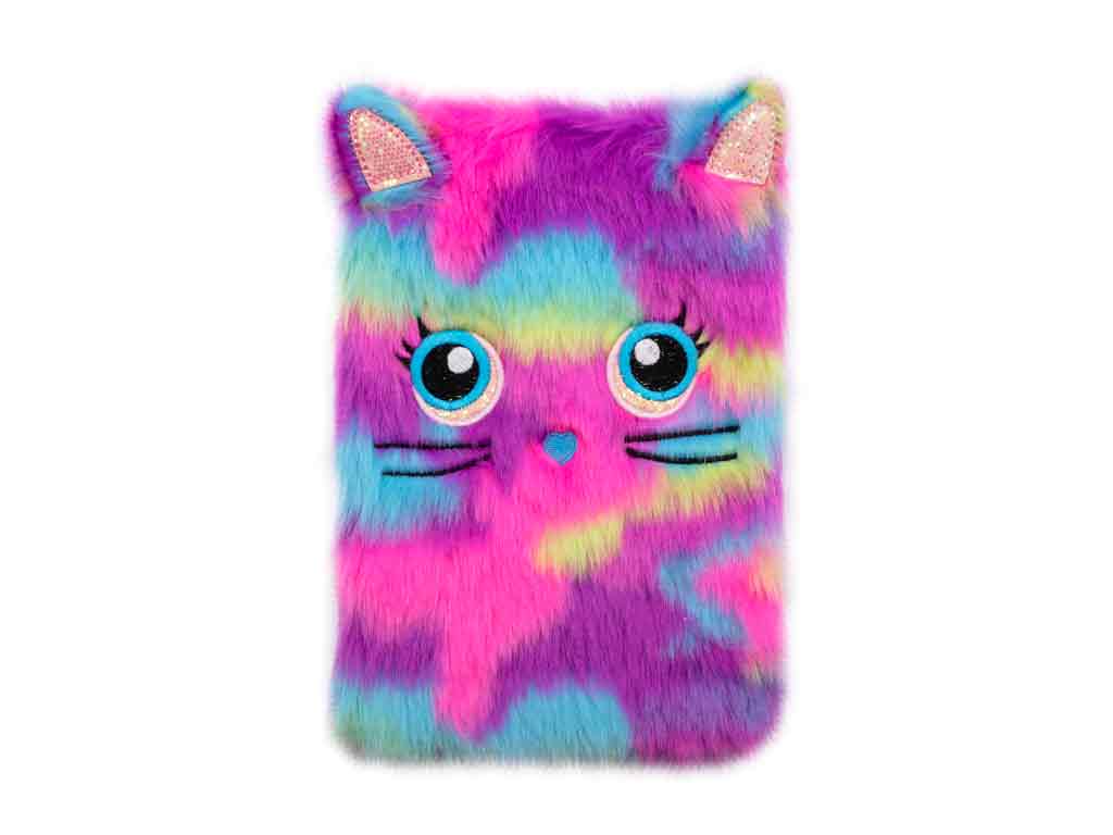BB Klostermann Plüsch Notizbuch Cutie Katze multicolor