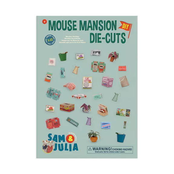 The Mouse Mansion DIY Stanzteile Set aus Papier