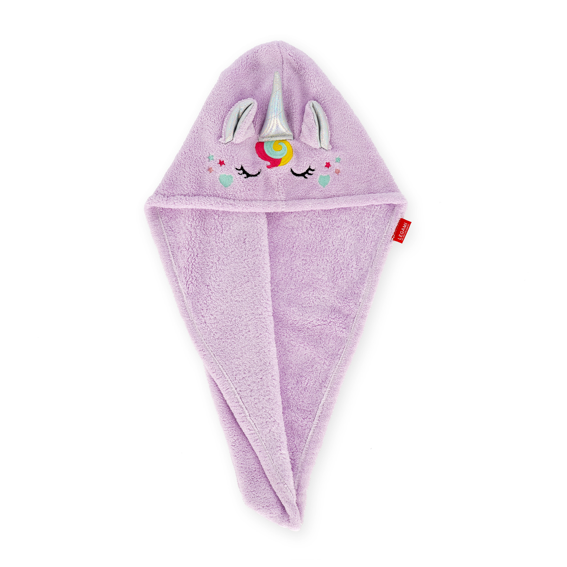 Legami Turban-Handtuch für die Haare - Love my Hair Unicorn Einhorn
