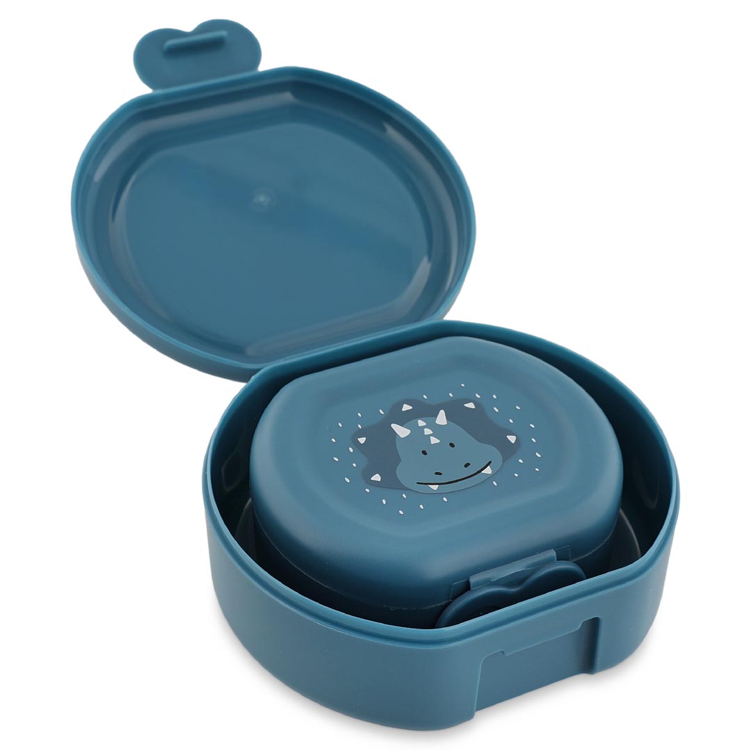 Trixie Baby Lunchbox Snackbox mit Clip 2er Set Mr Triceratops Dino Trixie Baby Lunchbox Snackbox mit Clip 2er Set Mr Triceratops Dino