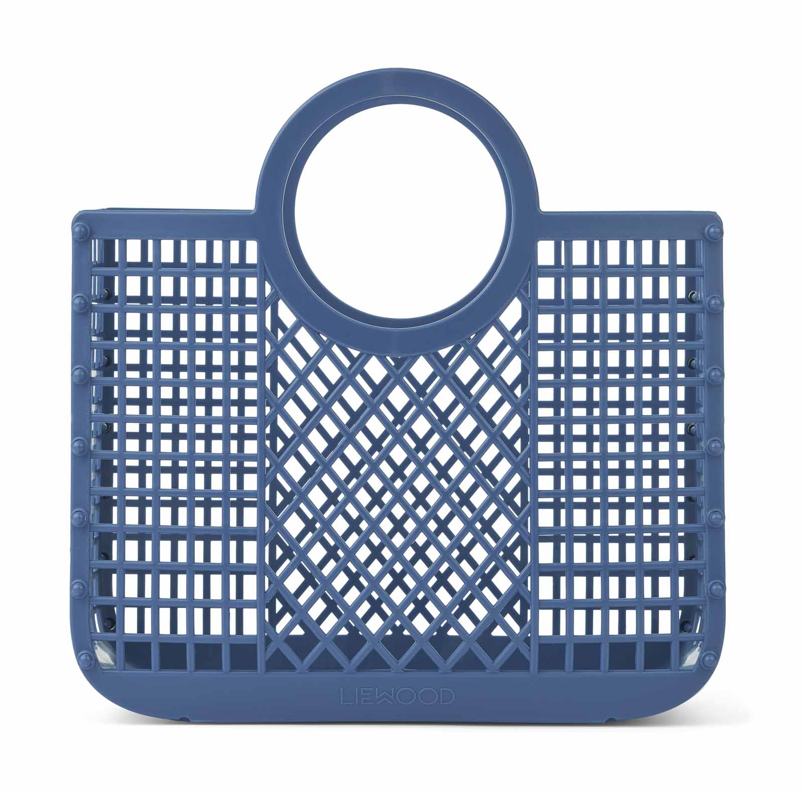Liewood Samantha Korb Basket Plastik-Korb Riverside blau klein