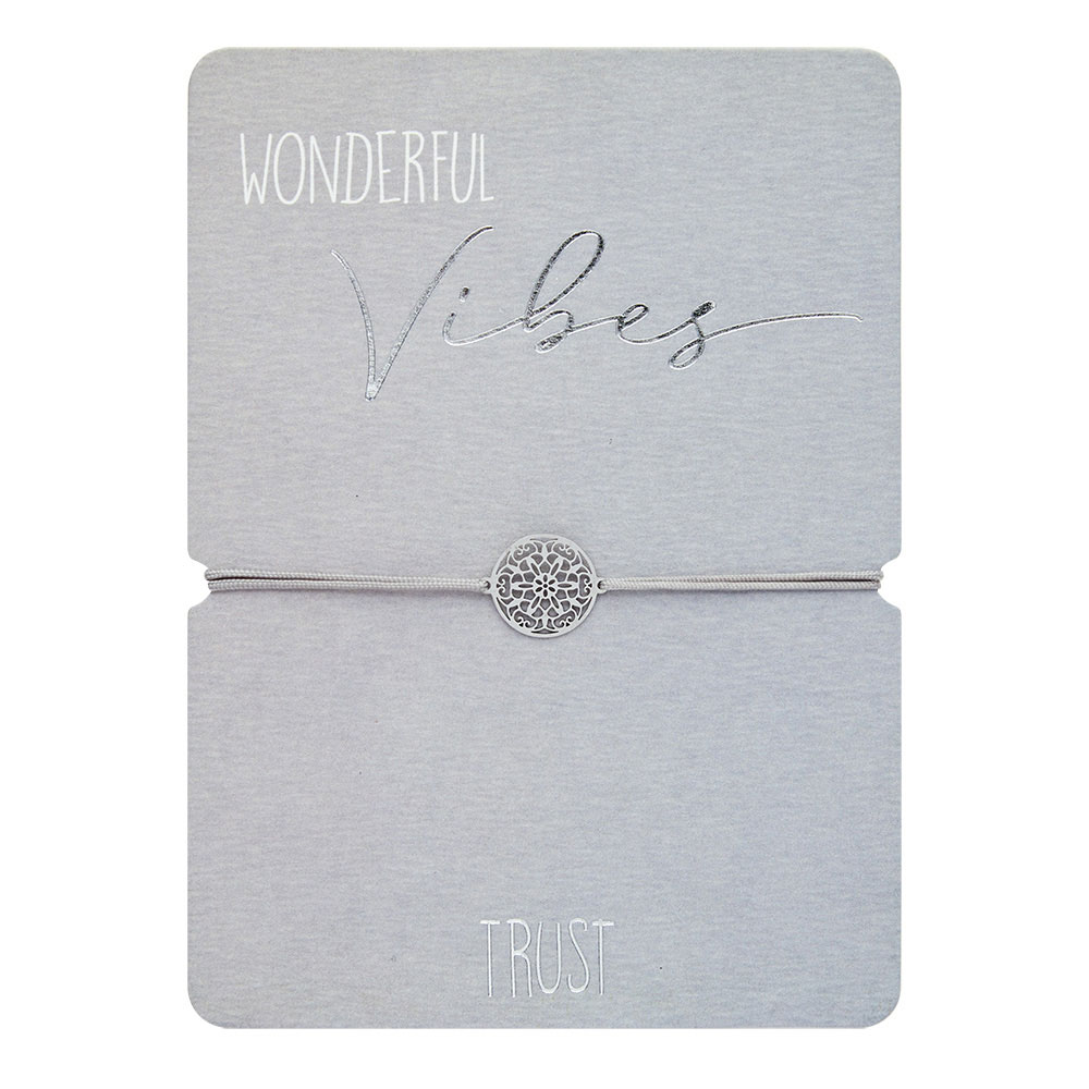 Armband Wonderful Vides Edelstahl Trust
