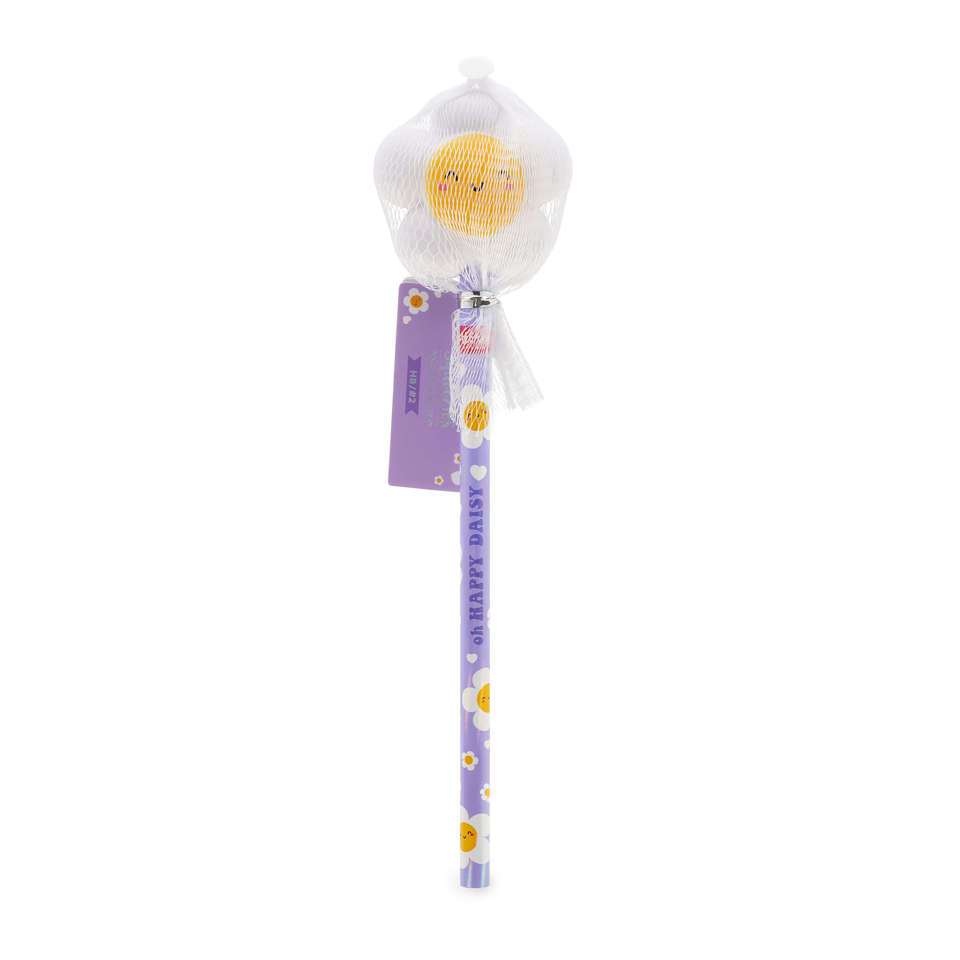 Legami Squeezies Anti-Stress-Bleistift Daisy Gänseblümchen