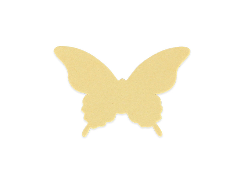 Elfenstall 3D Papier Wandsticker Schmetterling 20 Stück Farbe Ivory