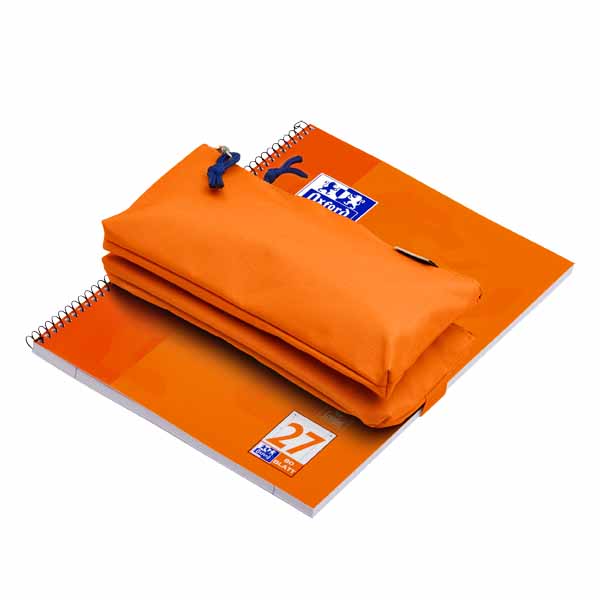 Oxford Schlamperrolle Stifterolle doppel orange