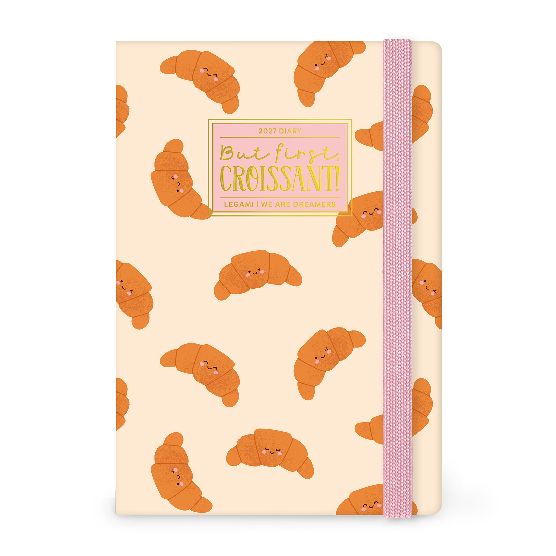 Legami Kalender Wochenplaner für 12 Monate Medium 2027 Croissant
