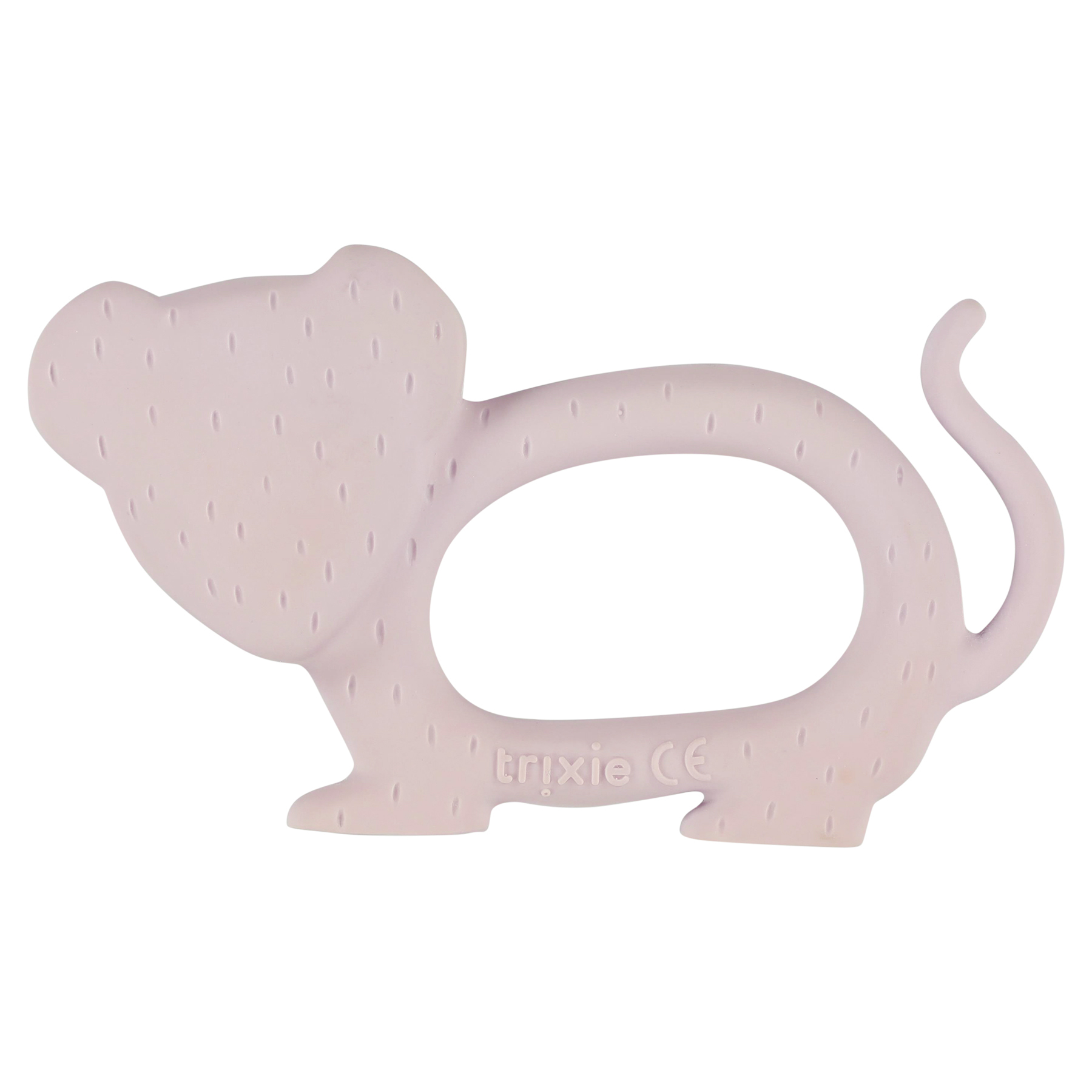 Trixie Baby Greifling aus Naturkautschuk Mrs. Mouse Maus lila