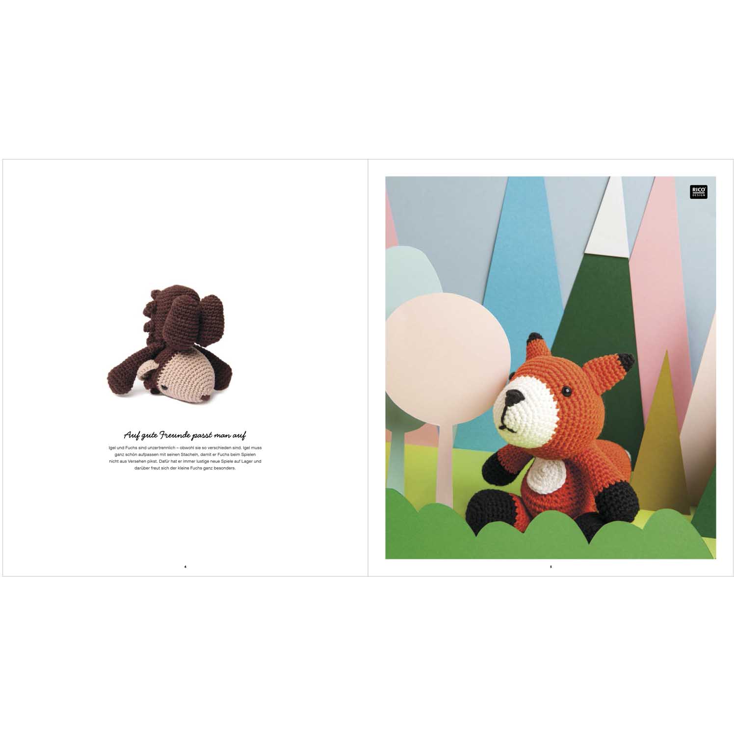 Rico Design Ricorumi Häkelanleitung Friends
