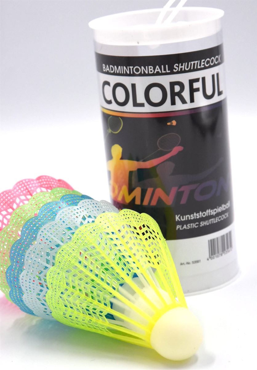 Sunflex Badmintonball Federball Colorful 5er Set