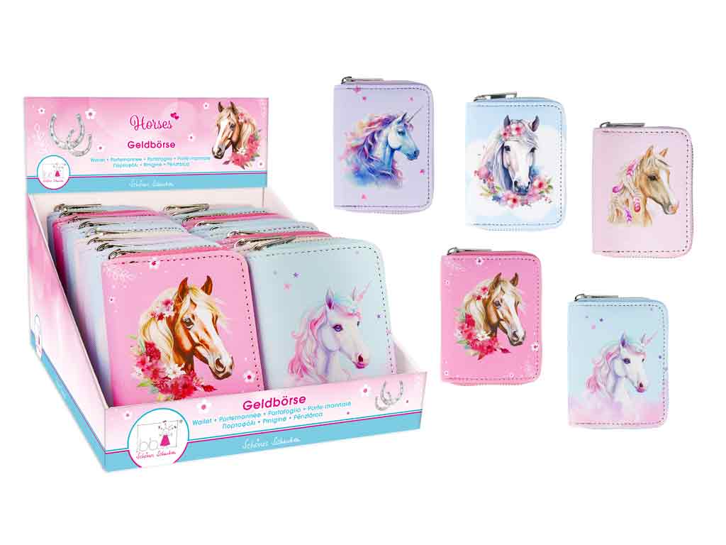 BB Klostermann Kindergeldbörse Geldbeutel My lovely friend Horse Pferd