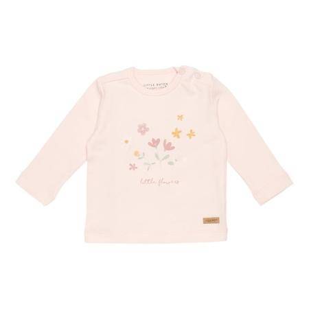 Little Dutch Langarmshirt T-Shirt Flowers pink 50/56
