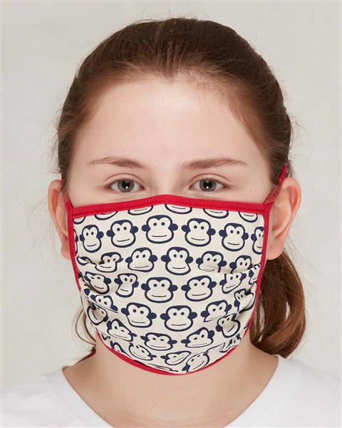 Loud & Proud Mund- und Nasenmasken GOTS für Erwachsene Affe