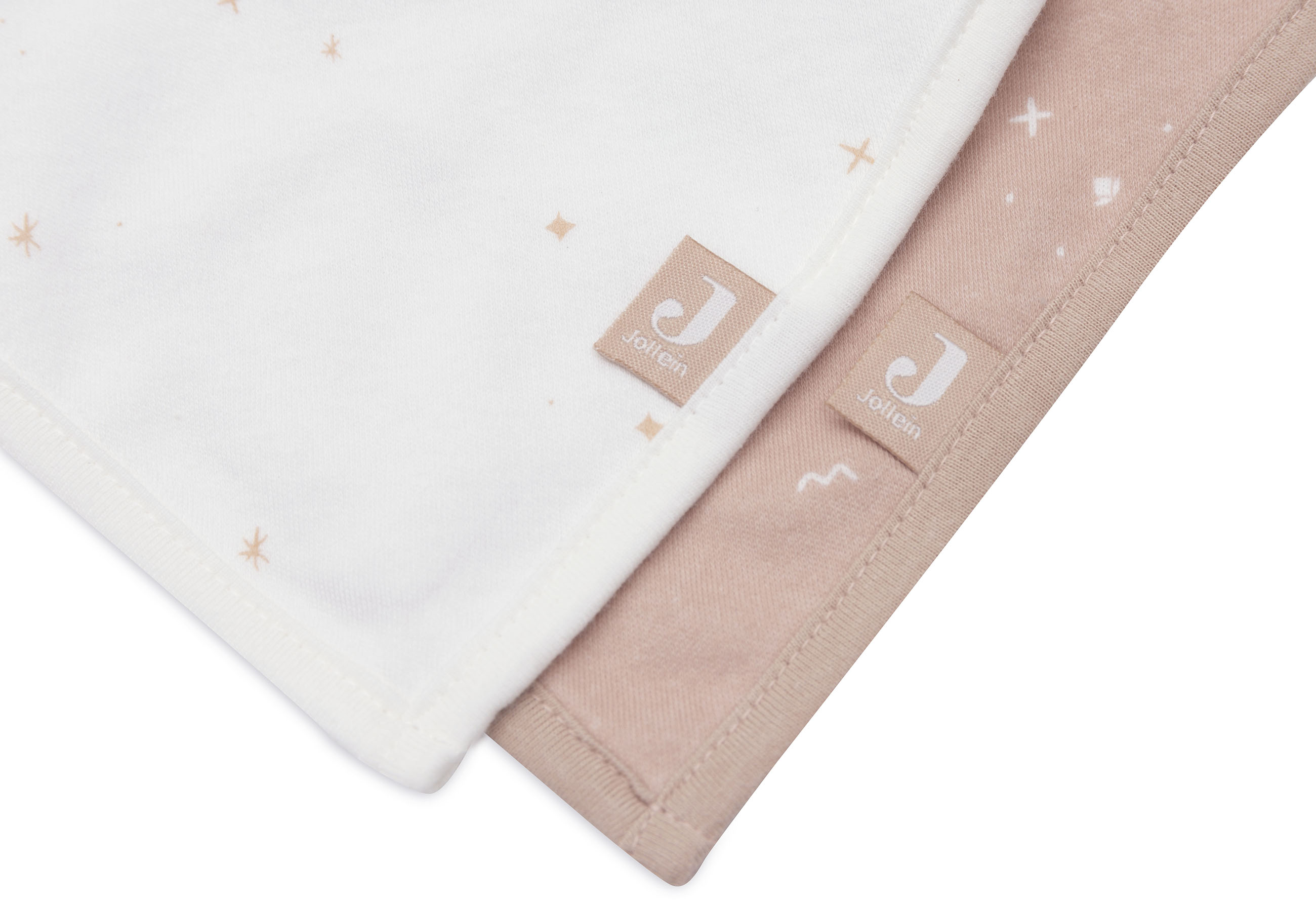 Jollein Lätzchen Bandana Twinkling Wild Rose 2 Stück 