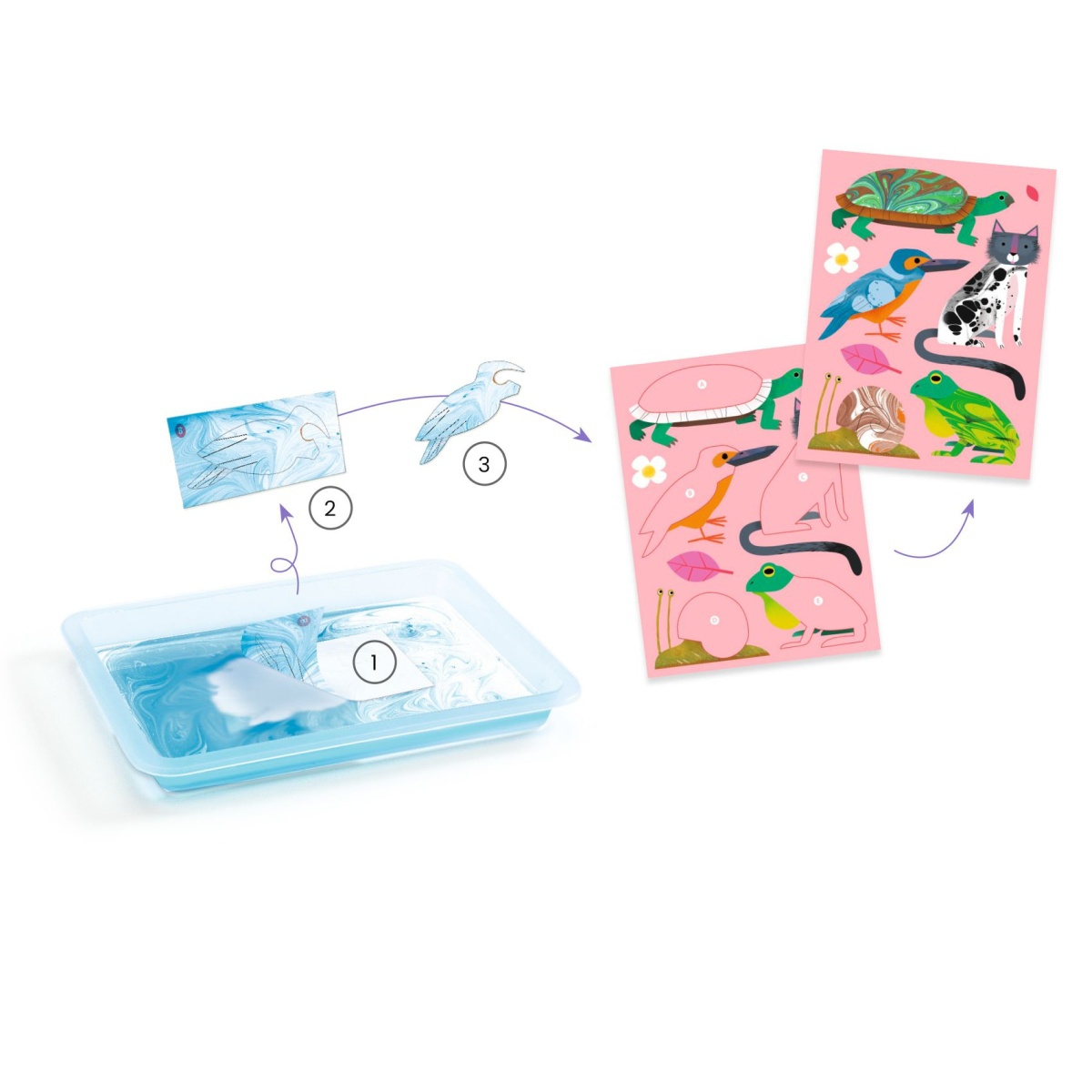 Djeco Workshop Marmorpapier