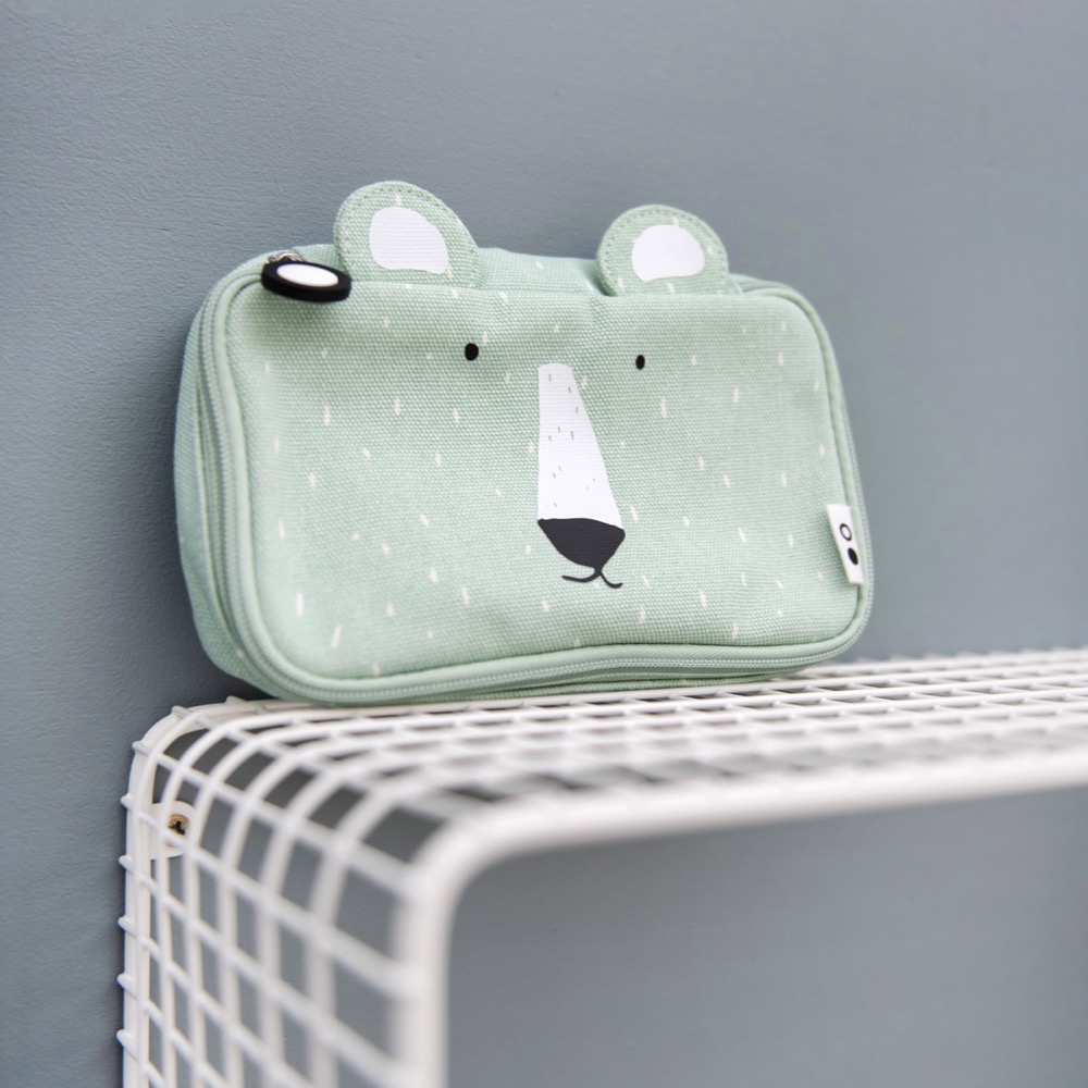 Trixie Federmäppchen Mäppchen Mr. Polar Bear Eisbär mint