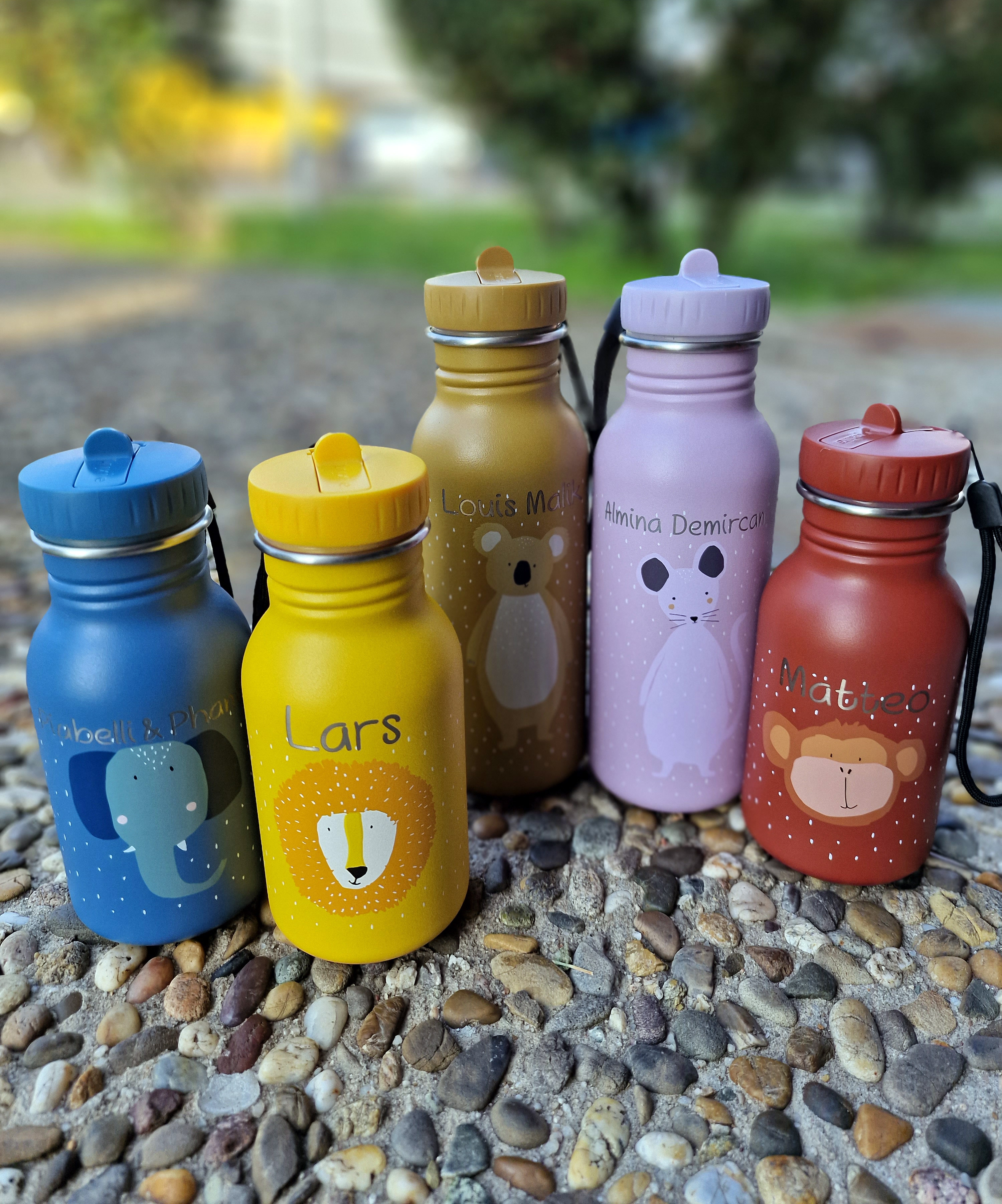 Trixie Trinkflasche aus Edelstahl Mr Lion Löwe 350ml personalisiert
