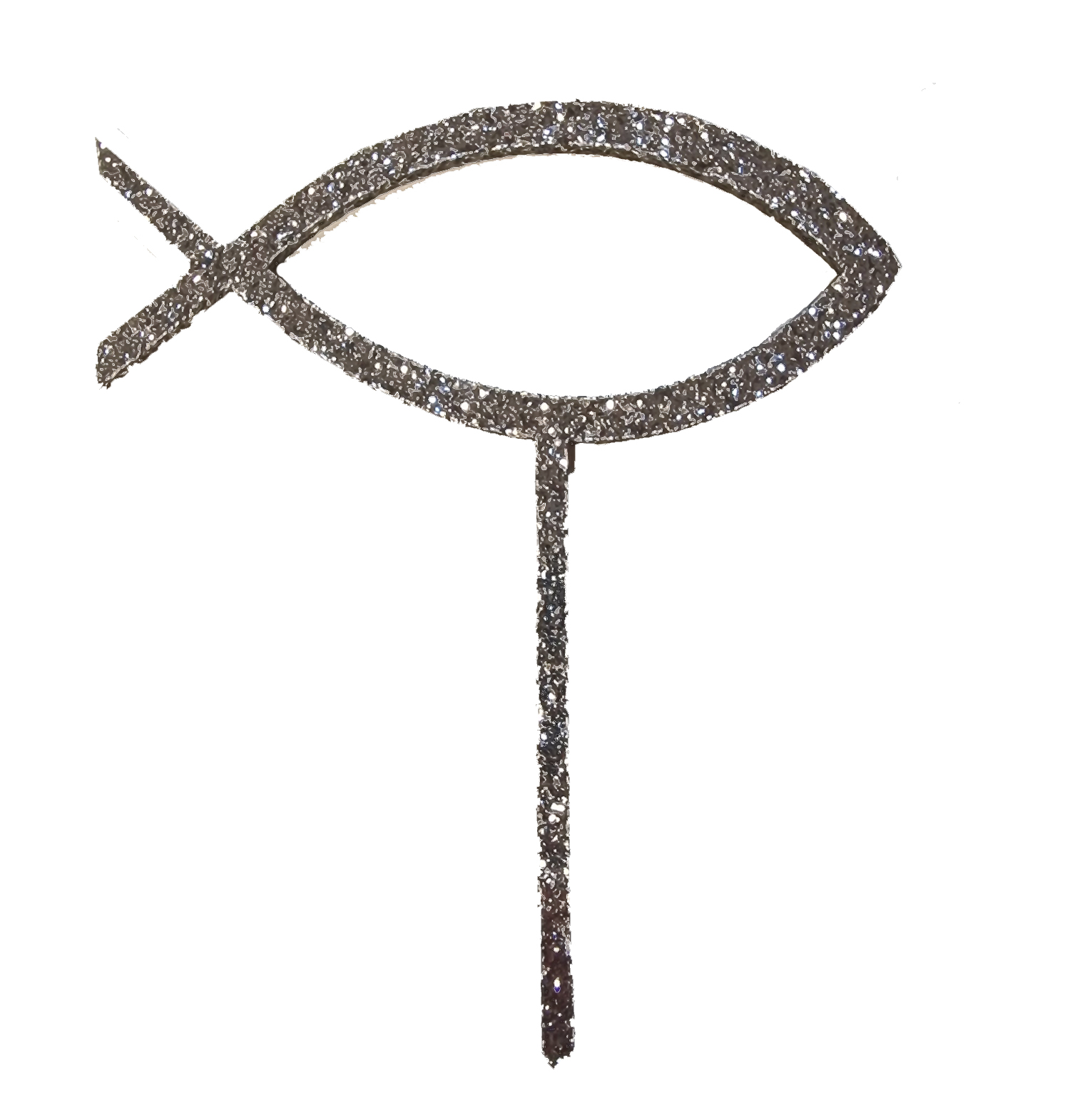 Kuchentopper zur Kommunion aus Acryl Fisch