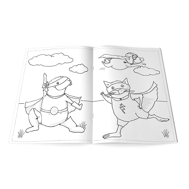krima & isa Malbuch Superhelden