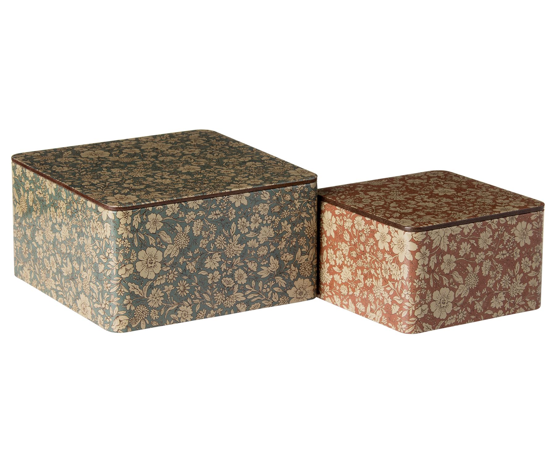Maileg Metalldosen Box 2er Set Blossom Maileg Metalldosen Box 2er Set Blossom