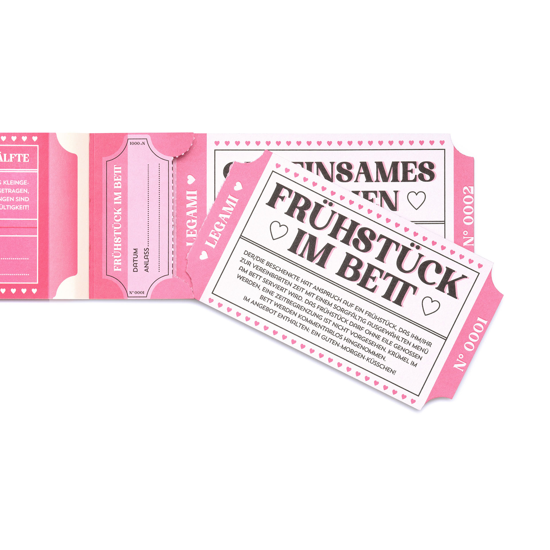 Legami Block mit 24 romantischen Gutscheinen