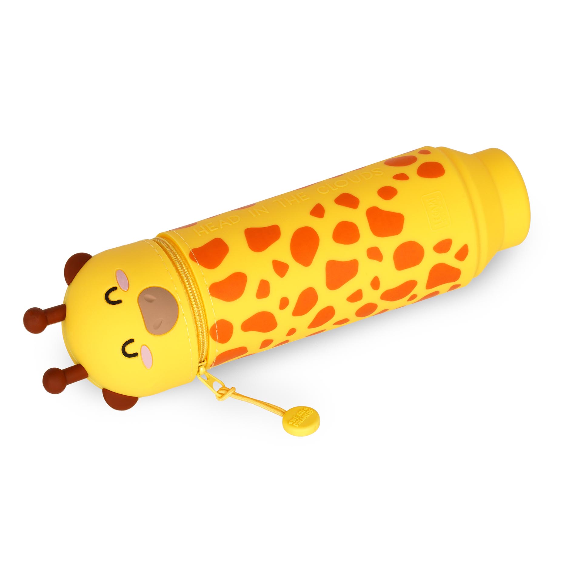 Legami 2 in 1 Federmäppchen aus Silikon Kawaii Giraffe