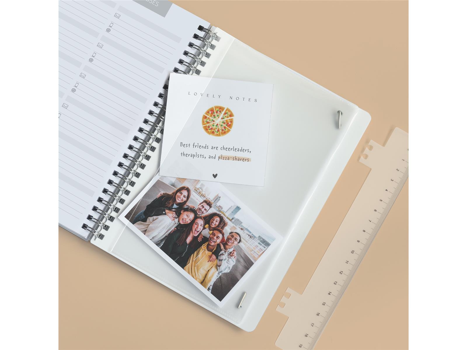 Brunnen Schülerkalender 2025 / 2026 Grey Marble A5 Kunststoff