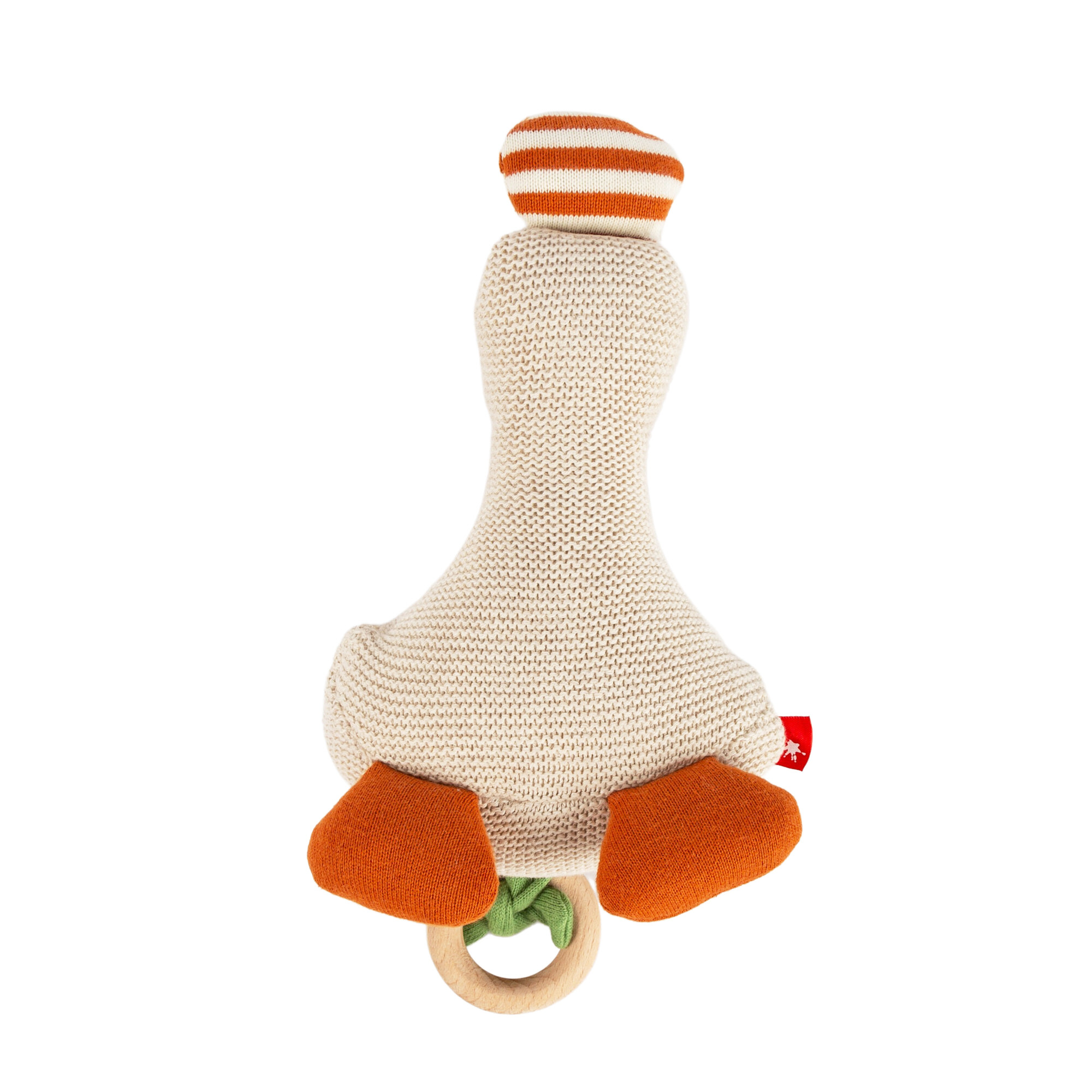 Sigikid Baby Strick Greifling Kuscheltier Gans