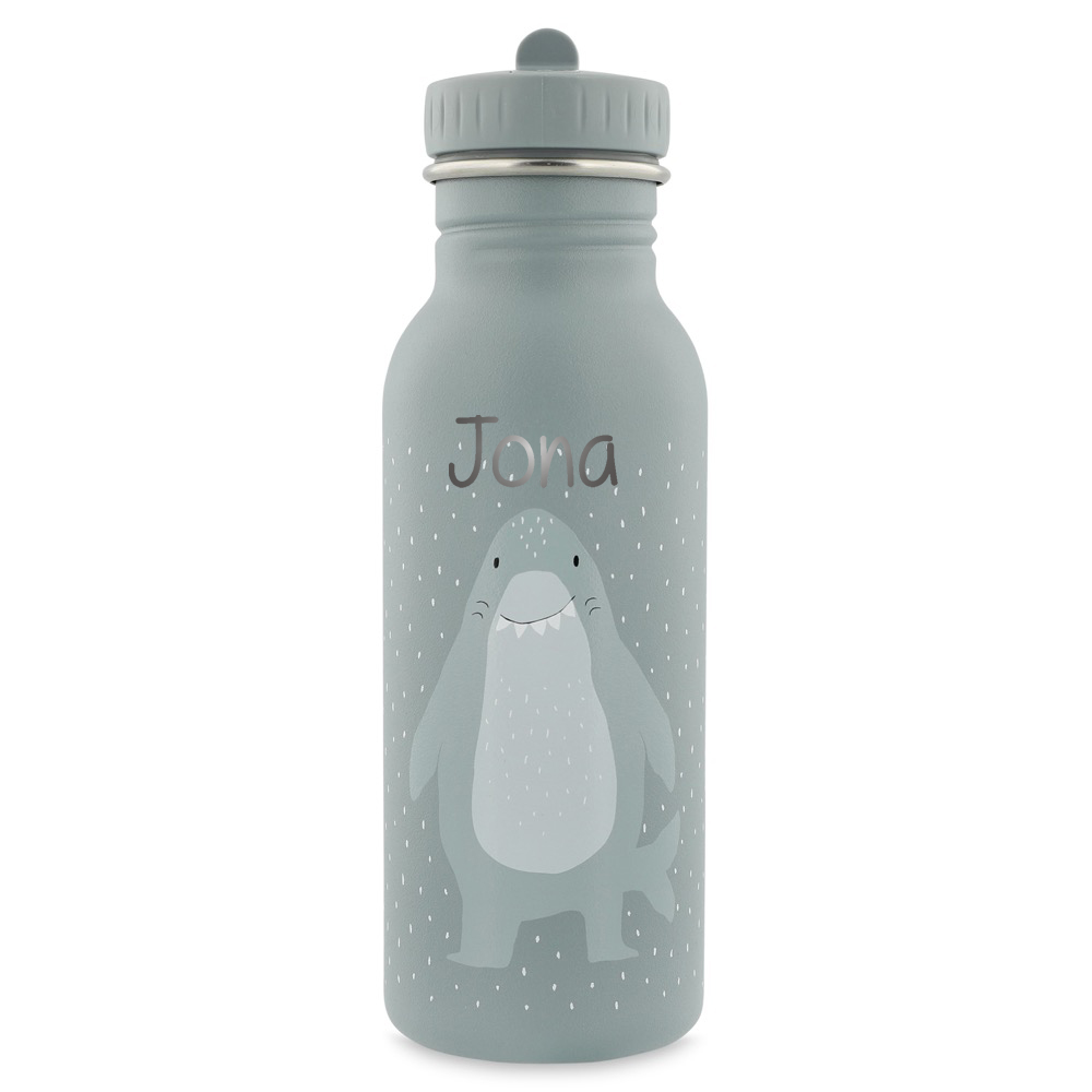 Trixie Trinkflasche aus Edelstahl Hai 500ml personalisiert