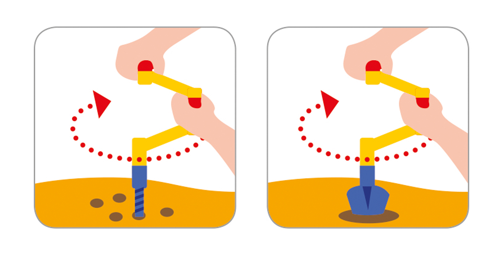 Spielstabil Sandbohrer für den Strand Sandkasten Sandkastenspielzeug Spielstabil Sandbohrer für den Strand Sandkasten Sandkastenspielzeug