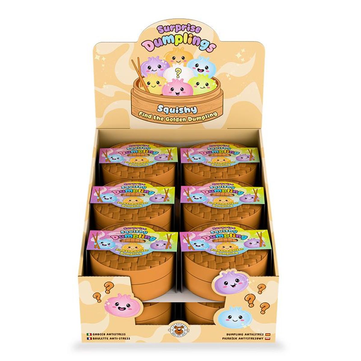 Trendhaus Squishy Dumpling Ø 9,7 cm sortiert
