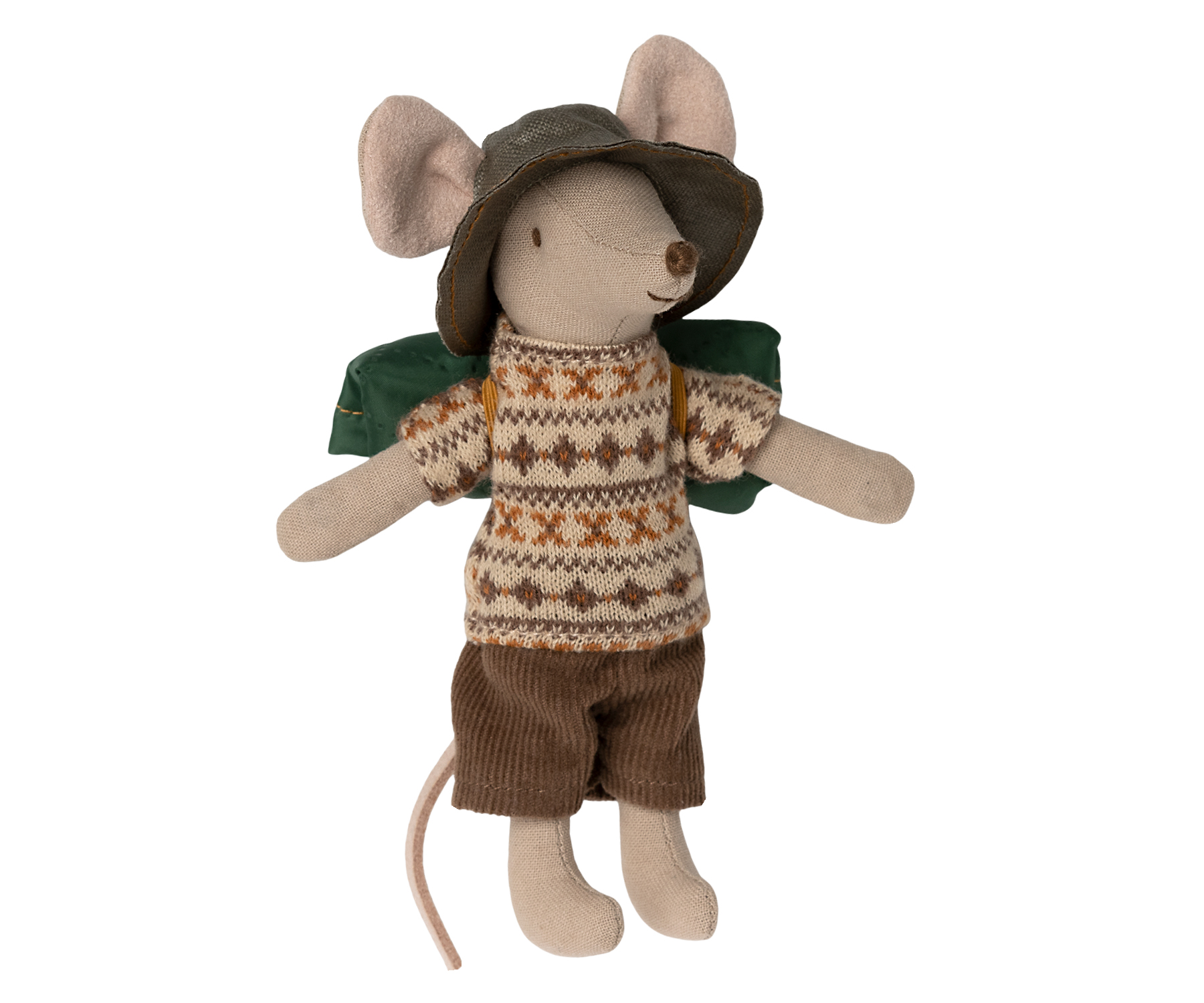 Maileg Wandermaus großer Bruder Maus Hiker Mouse mit Schlafsack
