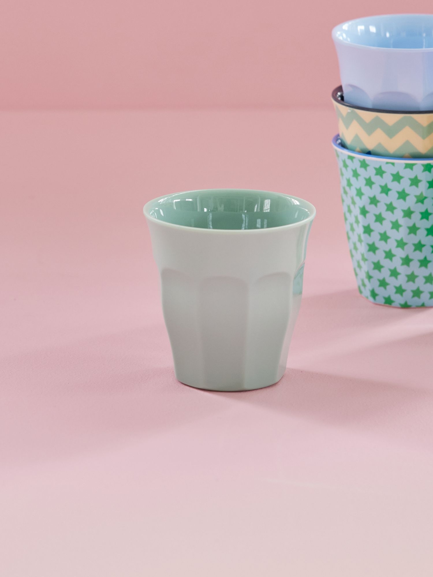 Rice Trinkbecher Melaminbecher Khaki Grün Medium