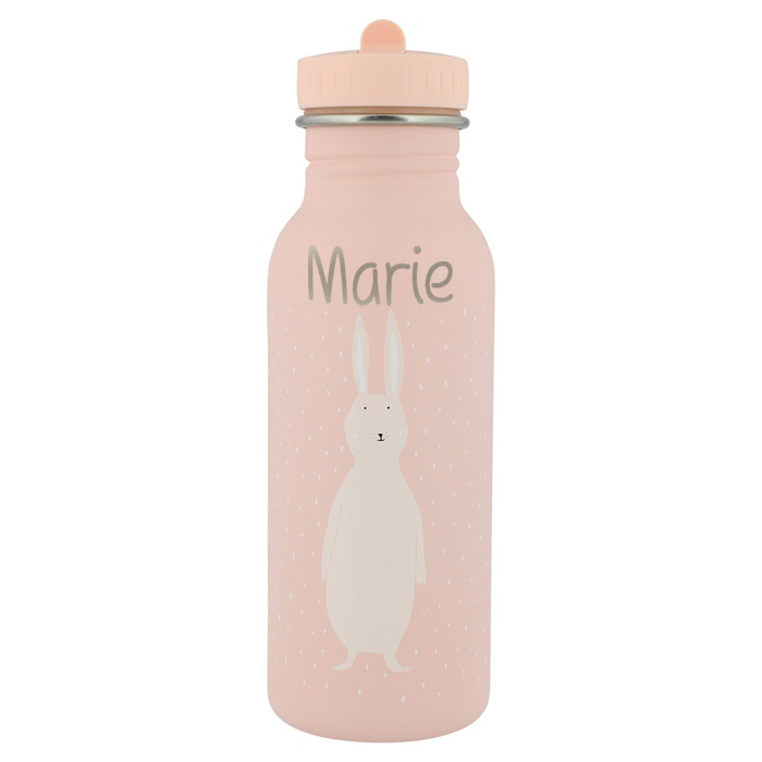 Trixie Trinkflasche aus Edelstahl Mrs Rabbit Hase 500ml personalisiert