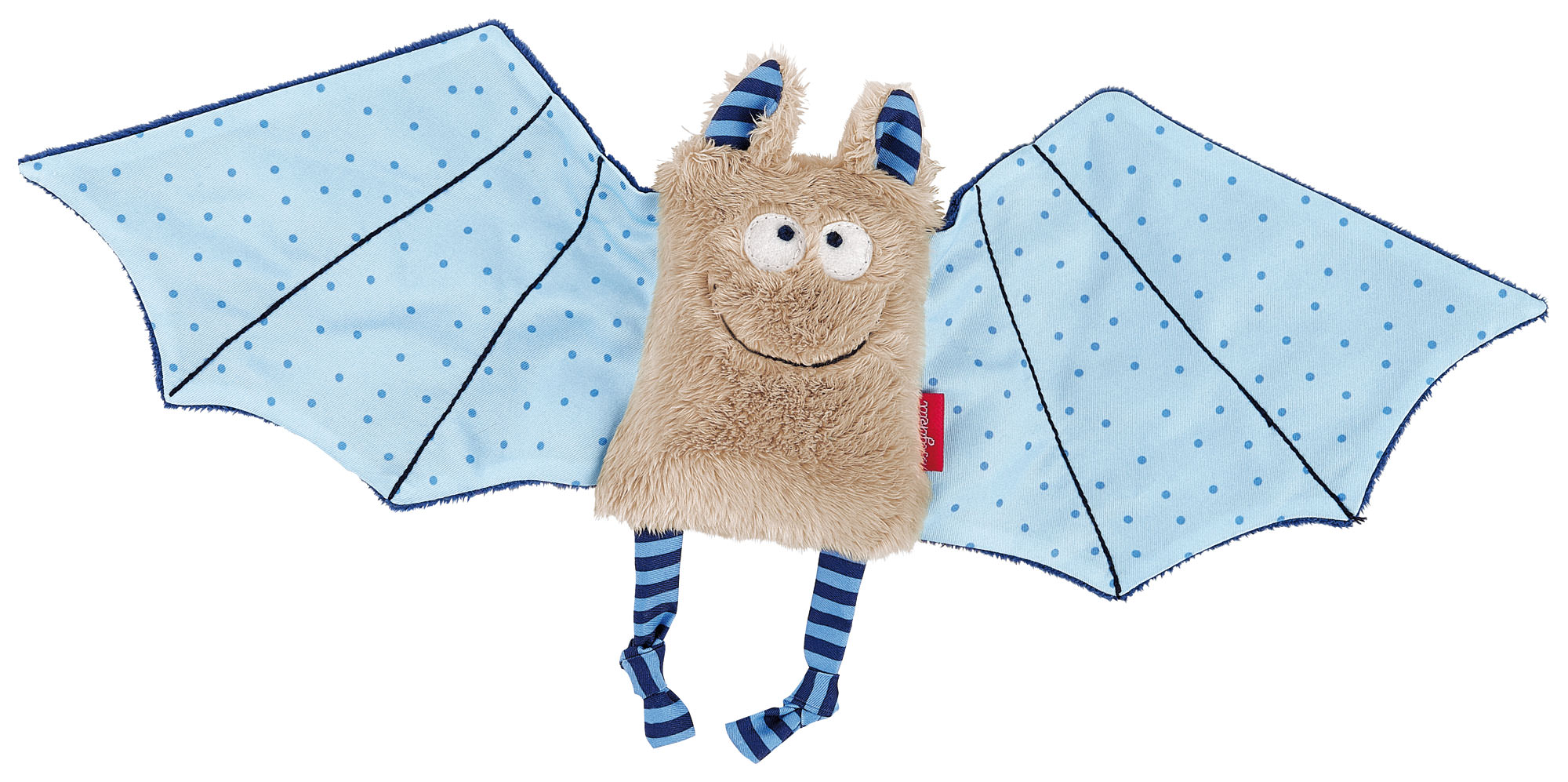 Sigikid Schnuffeltuch Fledermaus blau