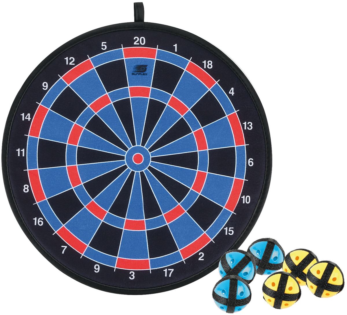 Sunflex Klettdartscheibe Dartscheibe Deluxe