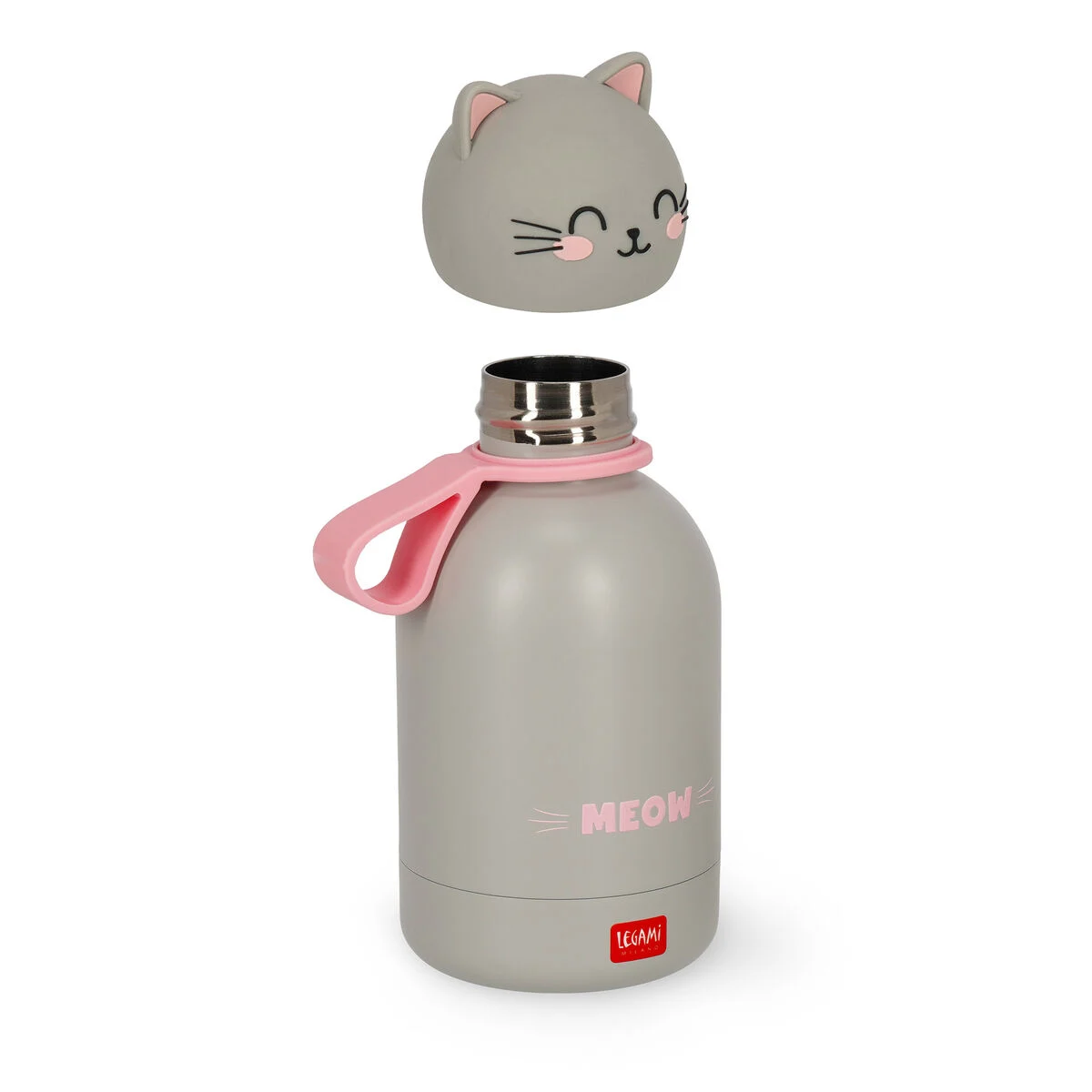 Legami Thermosflasche Hot & Cold Trinkflasche 310 ml Katze Kitty