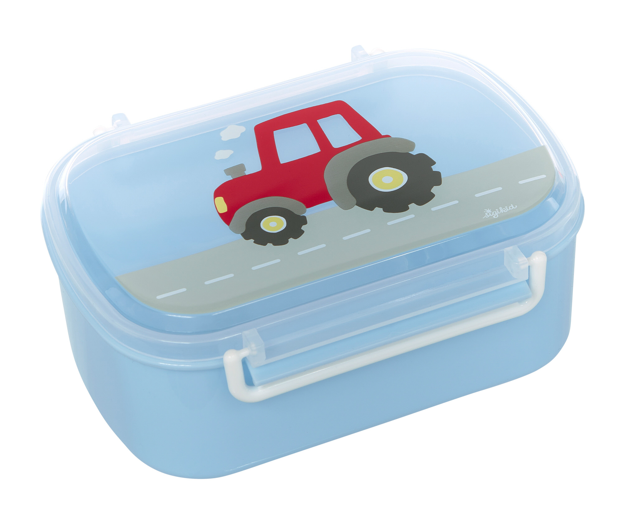 Sigikid Brotdose Lunchbox Traktor Blau