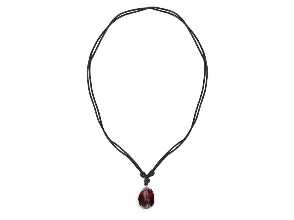 BB Klostermann Edelstein Kette Granat Sternzeichen Widder