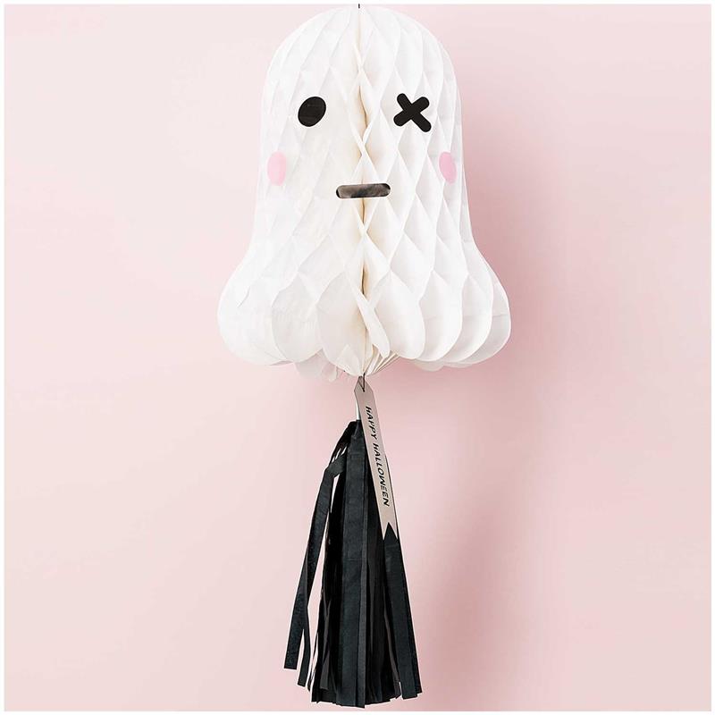Rico Design Wabenpapierfigur Wabenball-Figur Geist Gespenst für Halloween