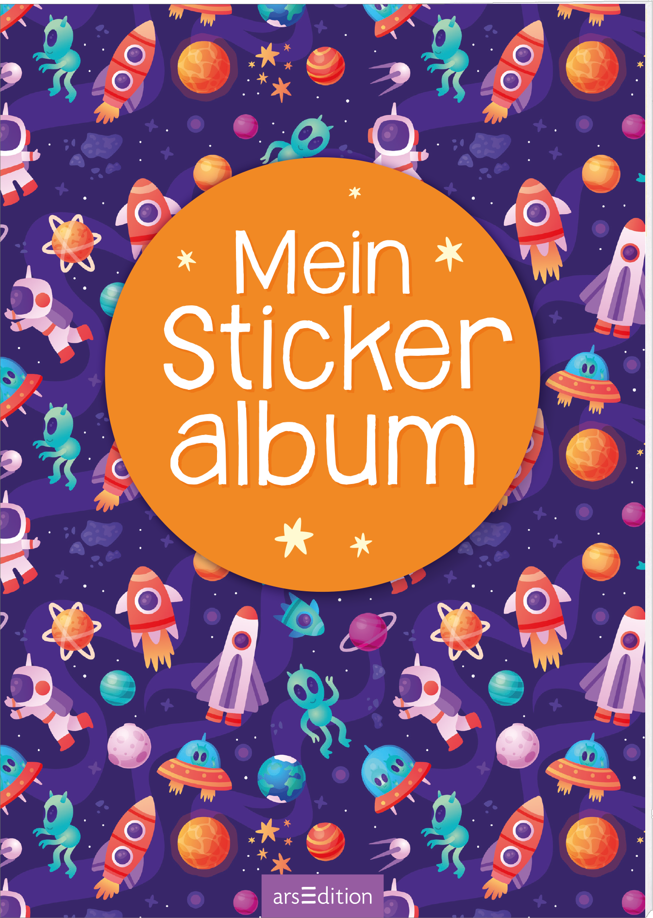 Mein großes Stickeralbum Weltall