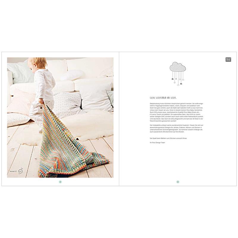 Rico Design Das kleine Rico Baby Handstrick Buch Baby dream A luxury touch 018 Rico Design Das kleine Rico Baby Handstrick Buch Baby dream A luxury touch 018