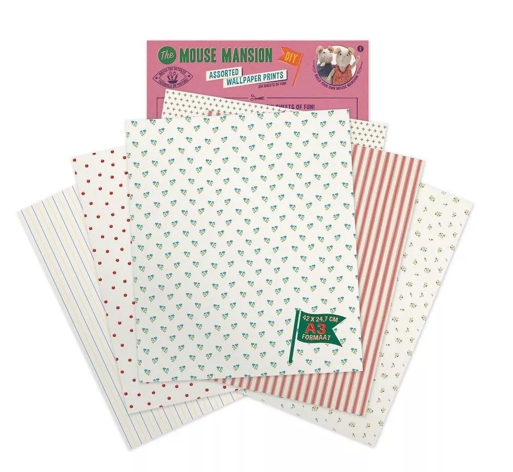 The Mouse Mansion DIY Tapetendrucke A4 6 Blatt